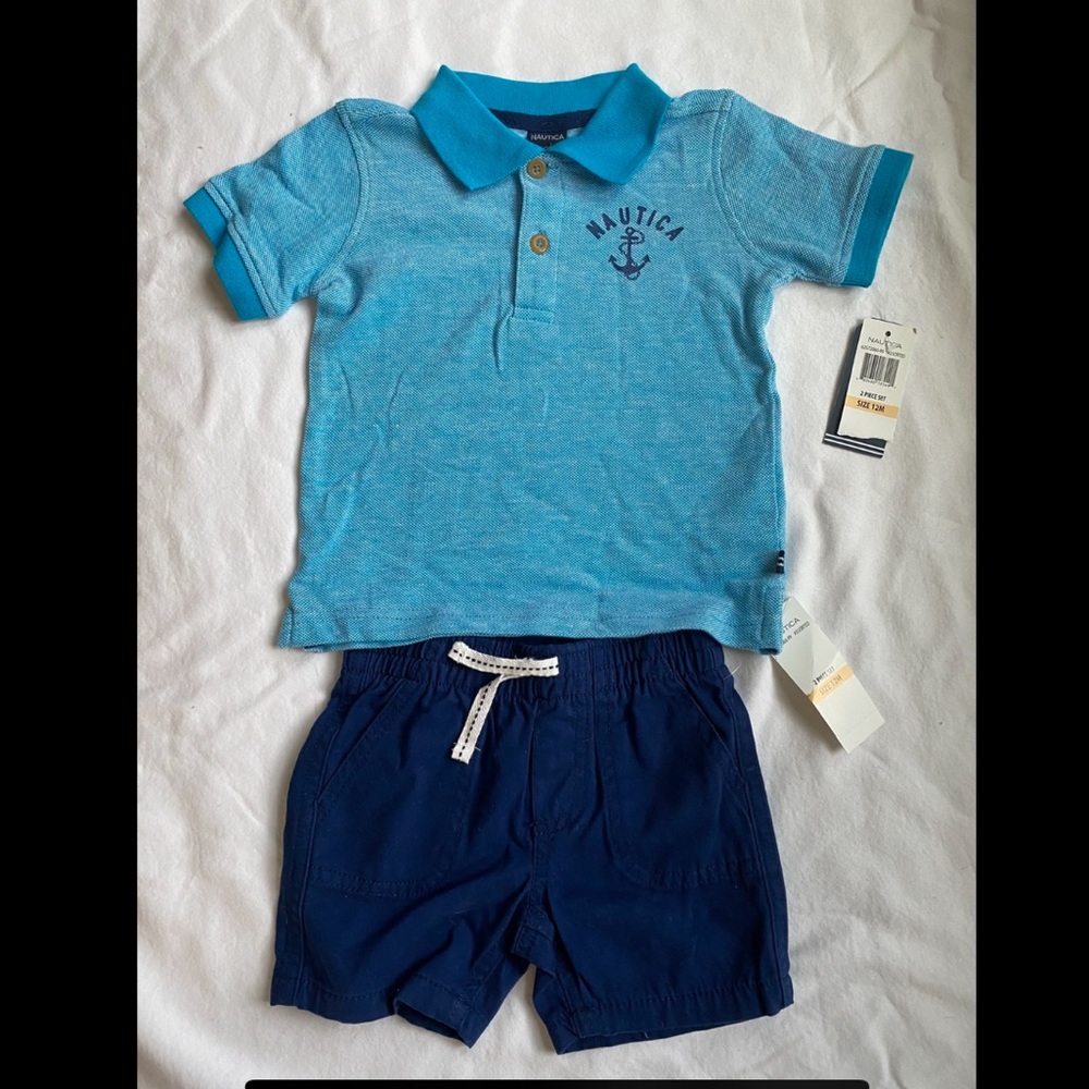 Nautica NWT two piece set 12 month